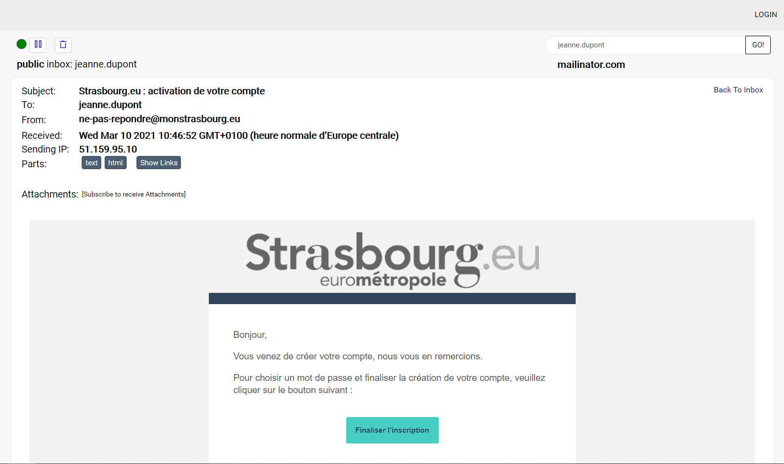 Je Crée Mon Compte | Strasbourg.eu