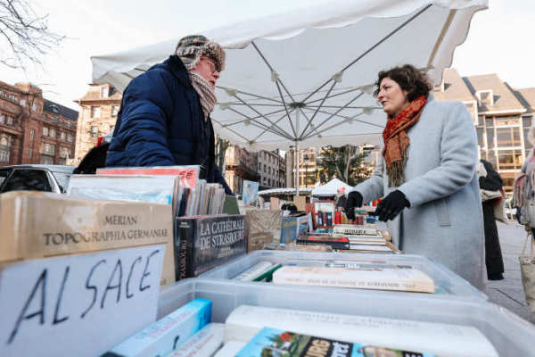 marché aux livres de Strasbourg