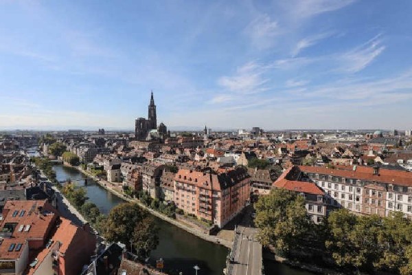 vue panoramique de Strasbourg